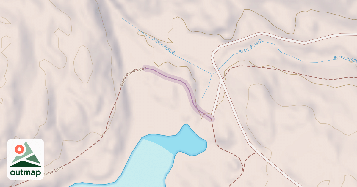 Map of Trout Pond Loop