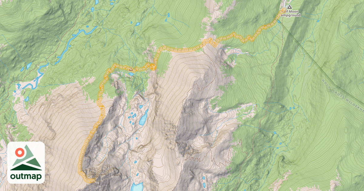 Map of Mount of the Holy Cross #2009