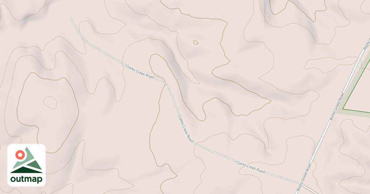 Map of CLARKS CREEK K