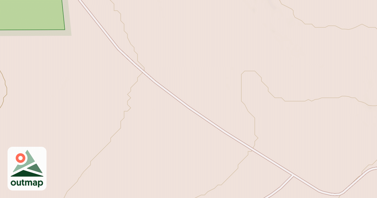 Map of HAZEN SPUR