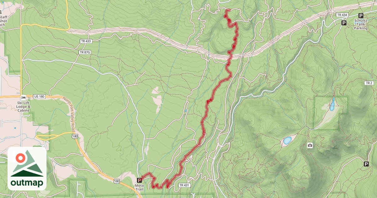 Map of Moto Trail