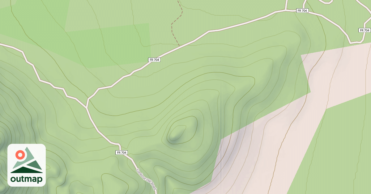 Map of LOOKOUT HILL