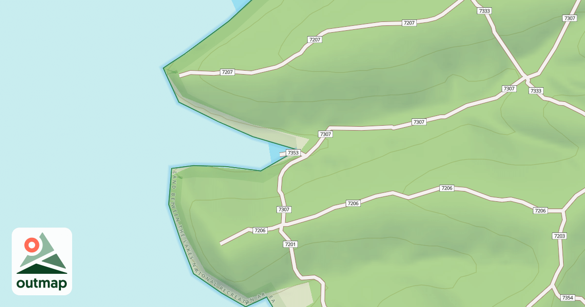 Map of USFS Motor Vehicle Use Map Trails 19492