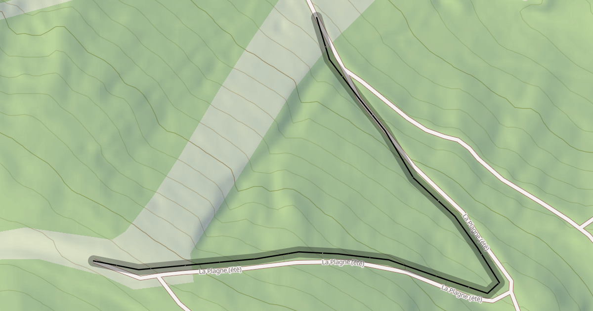 Map preview of La Joux (hiver)