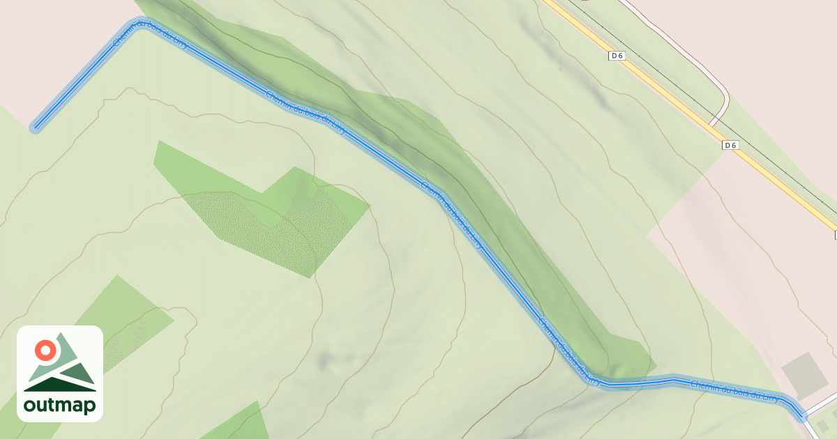 Map of Chemin du bois du Lirry