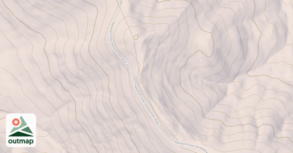 Map of UPPER RAINEY CREEK
