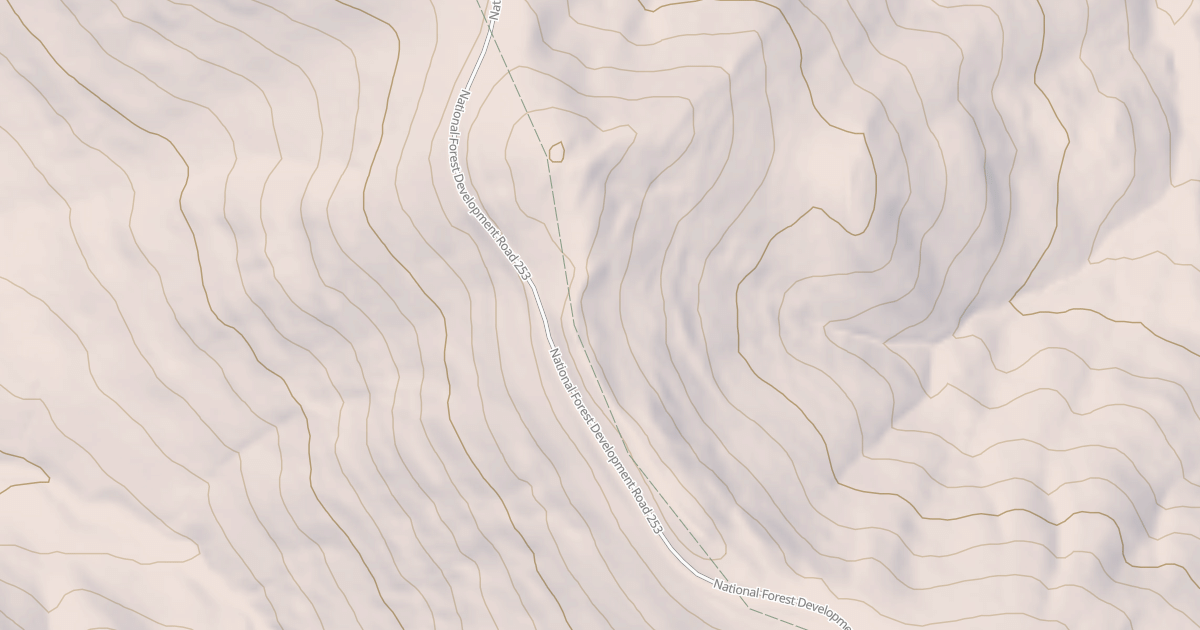 Map preview of UPPER RAINEY CREEK