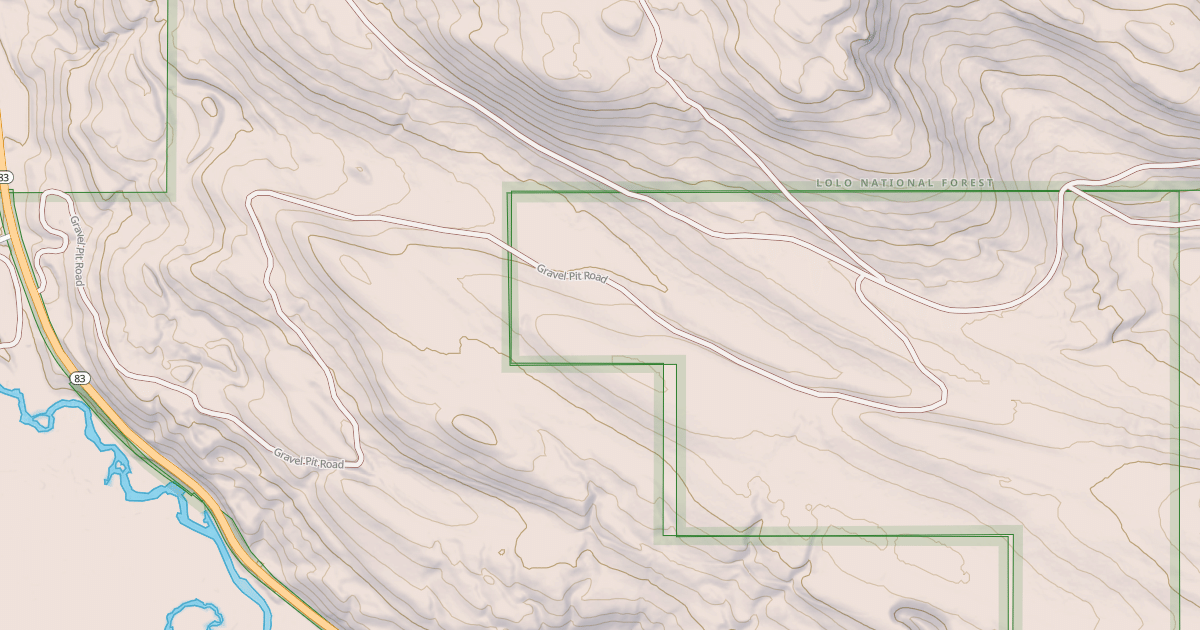 Map preview of CLEARWATER-COTTONWOOD
