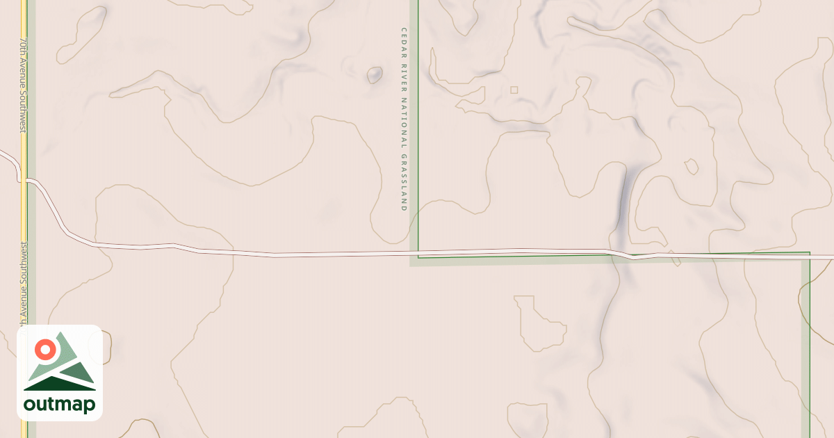 Map of USFS Motor Vehicle Use Map Roads {2CFC3A30-B911-41AE-9D3E-8D9D048F216C}