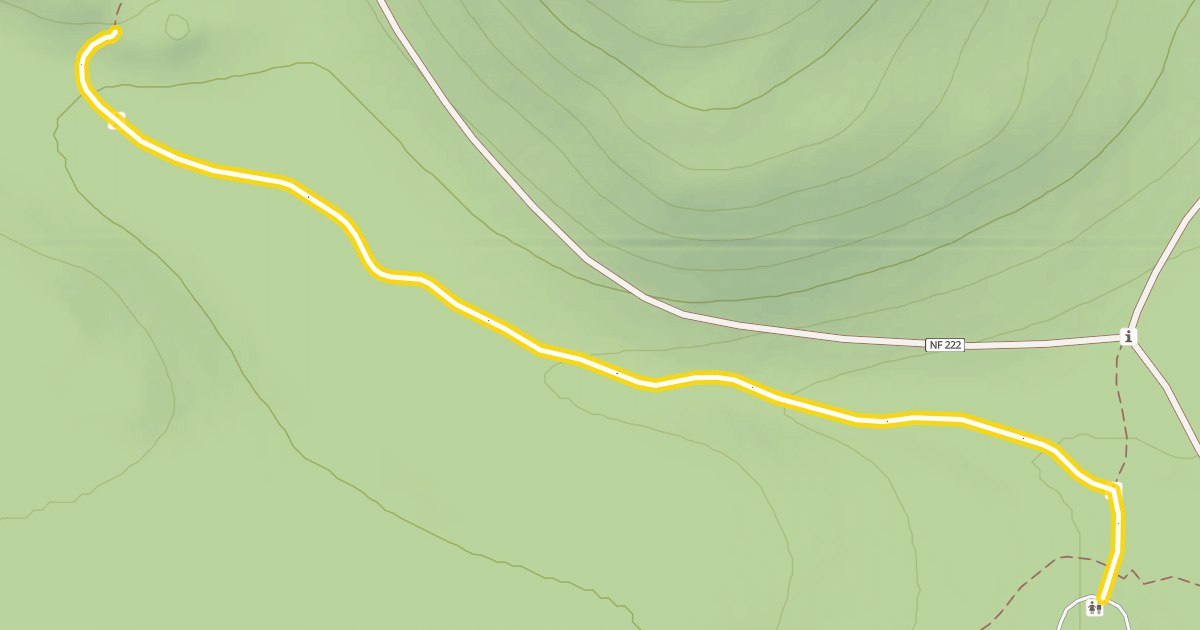 Map preview of Swampy Lakes Trail #23