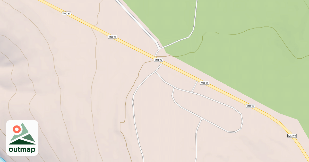 Map of SHELL KNOB REC AREA SPUR A
