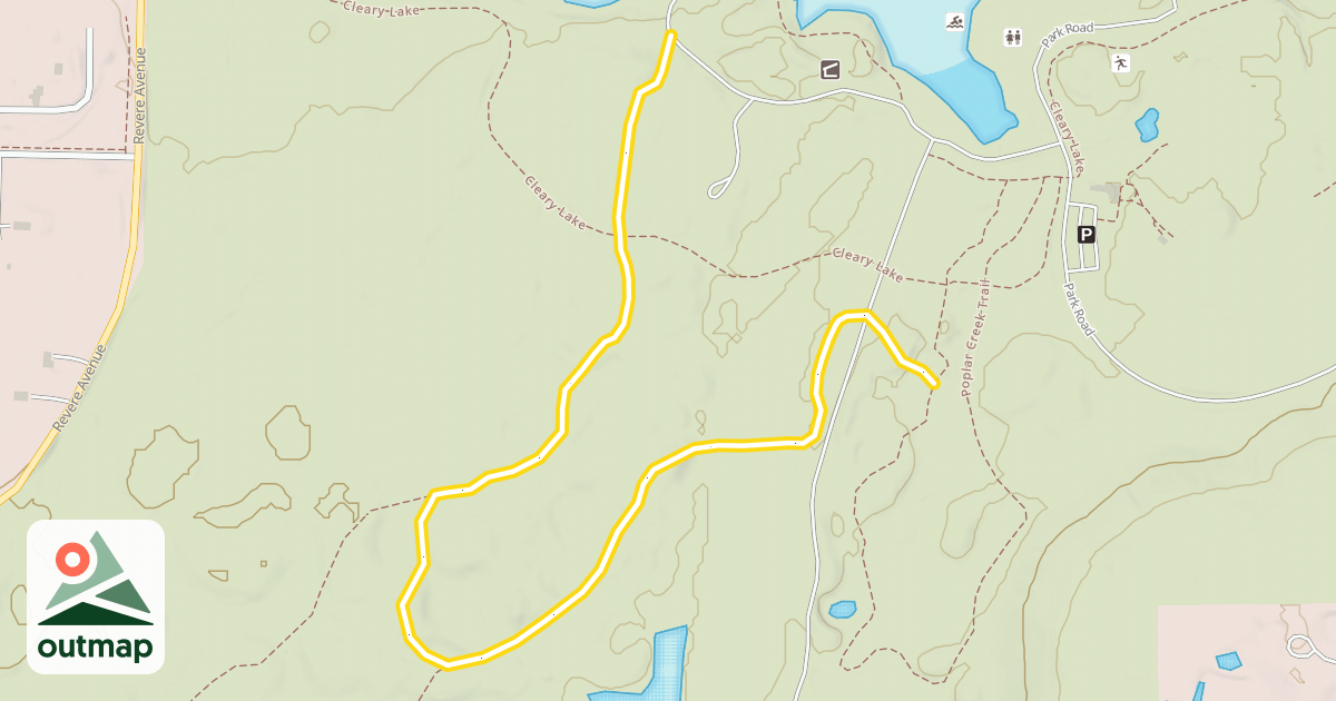 Map of Lakeside Trail