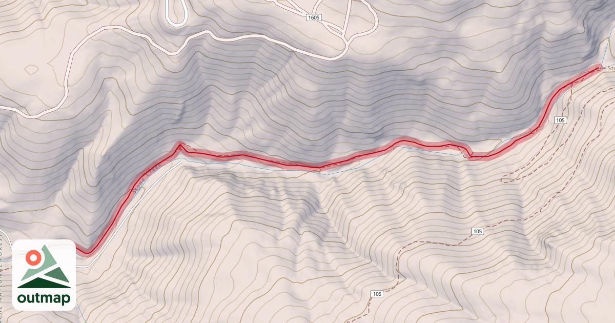 Map of Stone Creek Trail