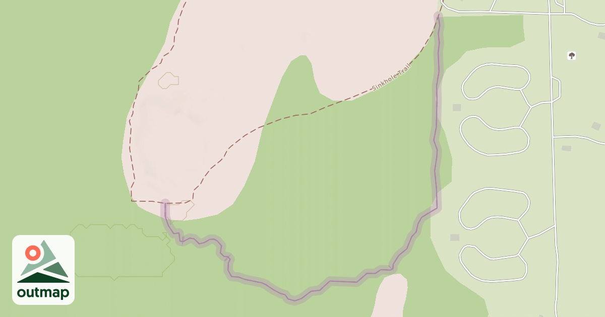 Map of Old Field Loop