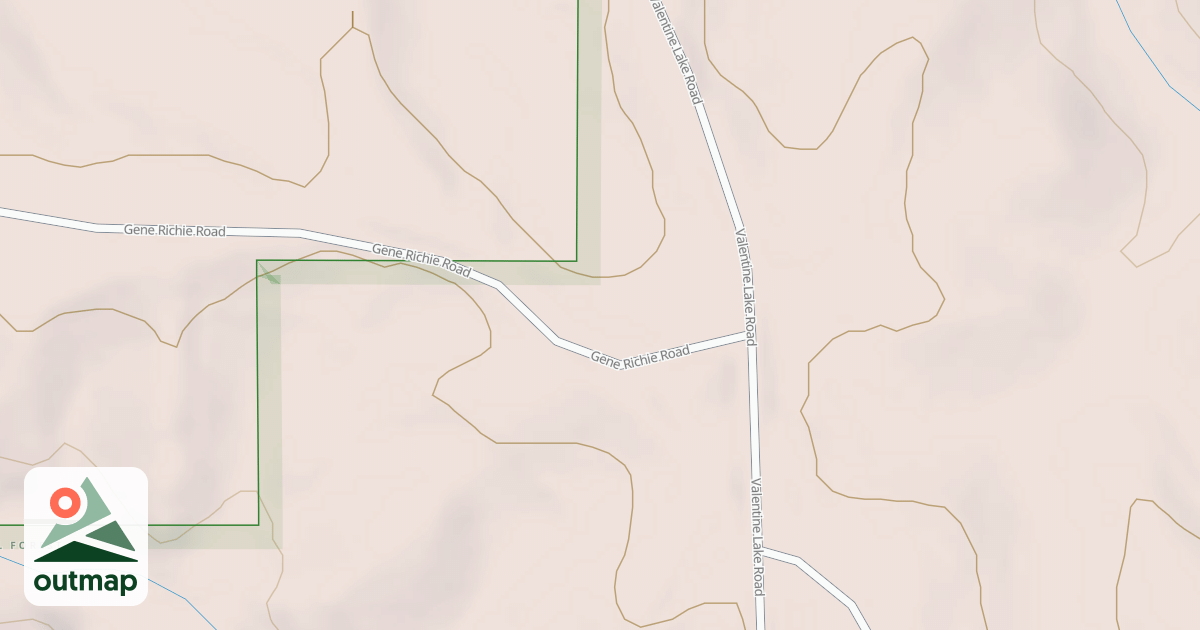 Map of USFS Motor Vehicle Use Map Roads {7B2988E3-7387-40B9-8E37-4BA6EA34A0D0}
