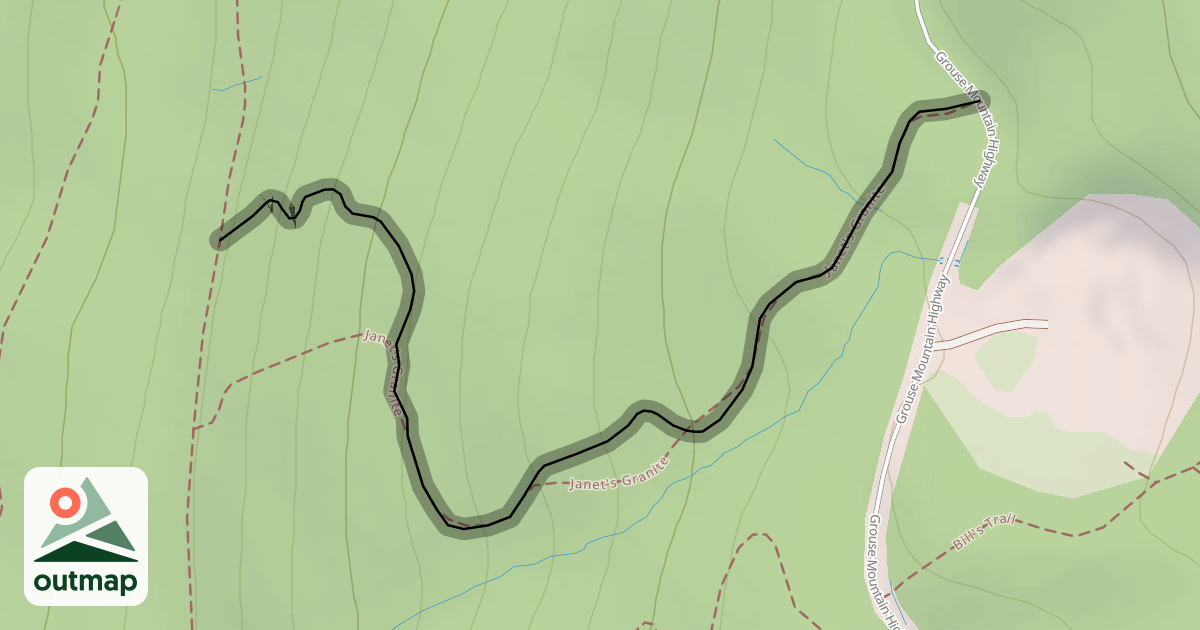 Map of Janet's Granite