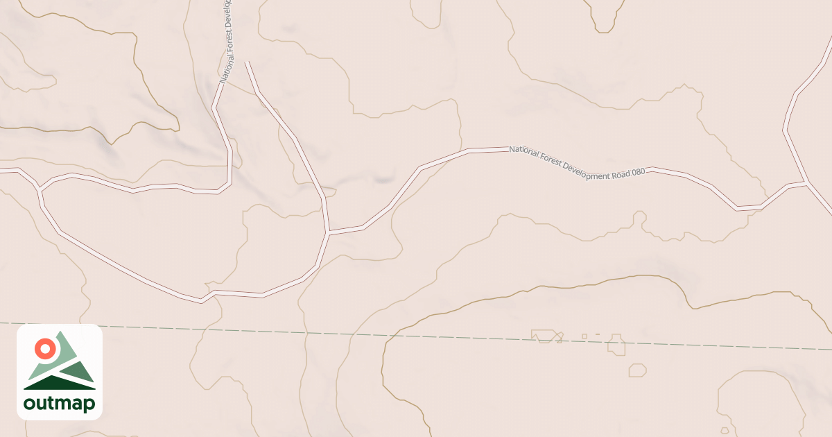 Map of USFS Motor Vehicle Use Map Roads {8D15A3F4-A6B4-4ED2-91DE-FF1AD12B178B}
