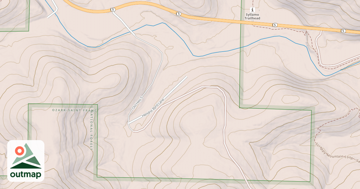 Map of USFS National Forest System Roads {549A6C48-8076-4D18-9D56-9C10761A8122}