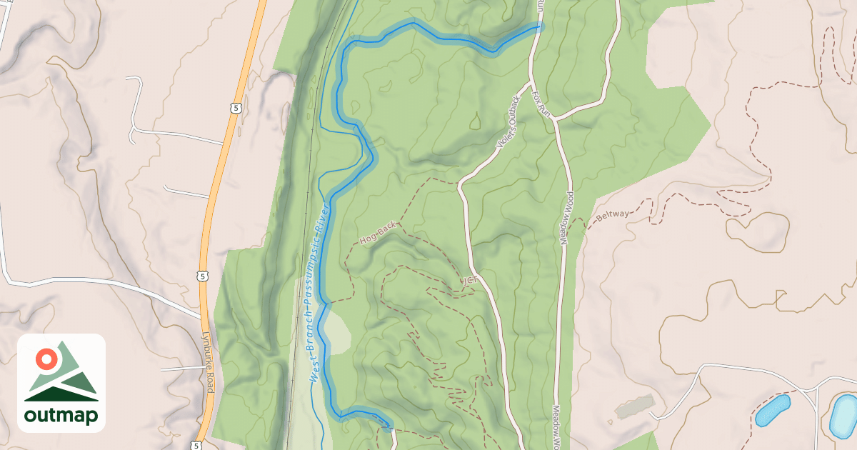 Map of West Branch
