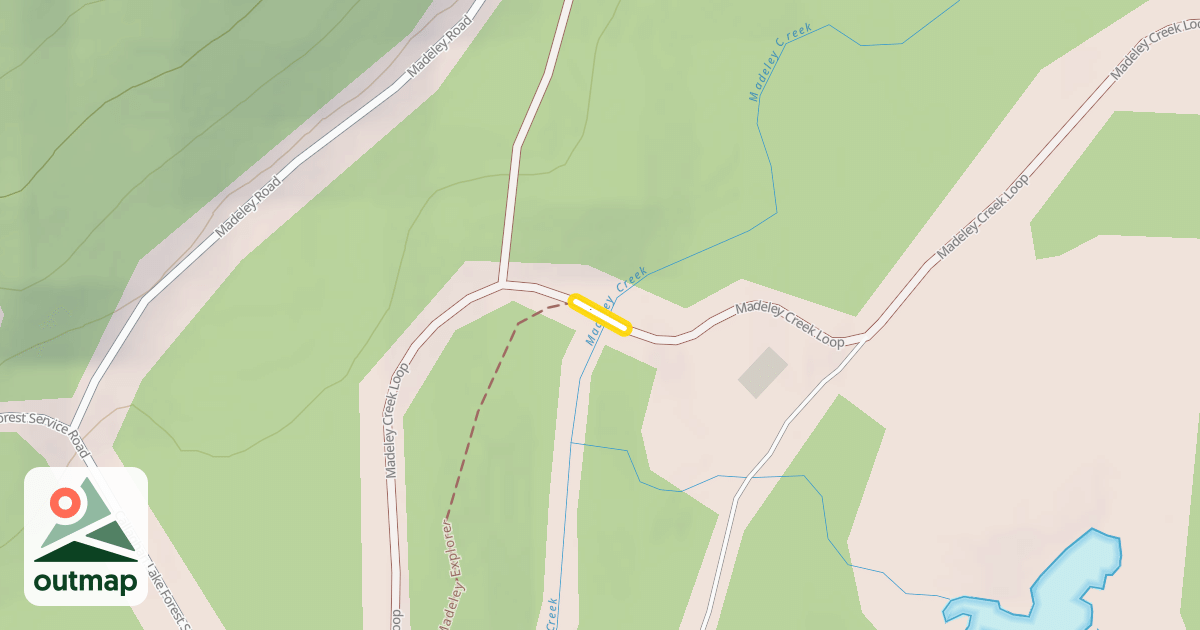 Map of Madeley Creek Loop