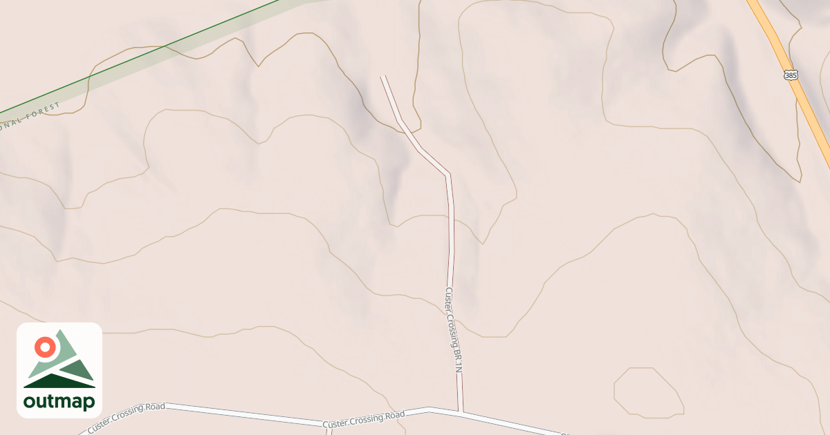 Map of CUSTER CROSSING BR 1N