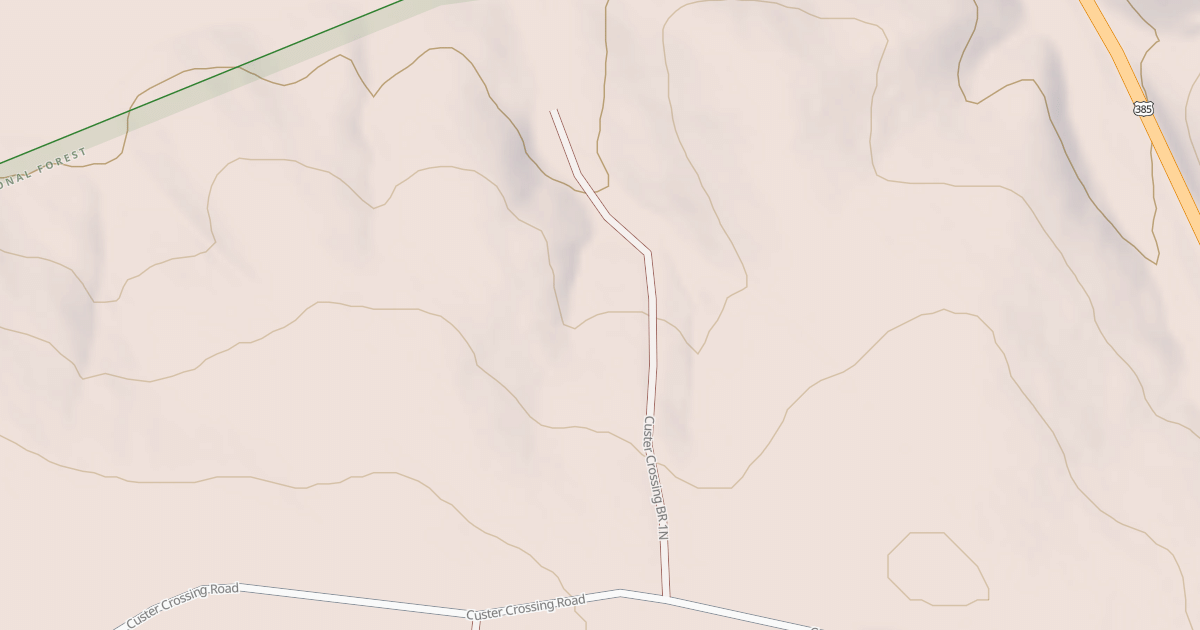 Map preview of CUSTER CROSSING BR 1N