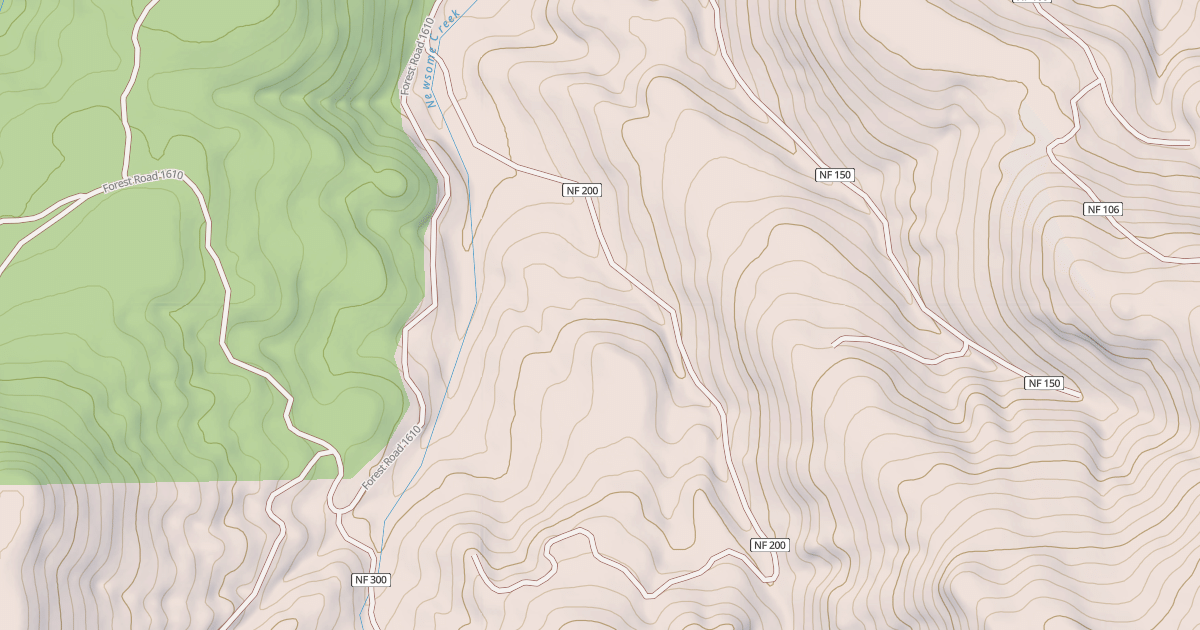 Map preview of USFS Motor Vehicle Use Map Roads {1D490895-24B9-48A9-AEE5-273E92421B4A}