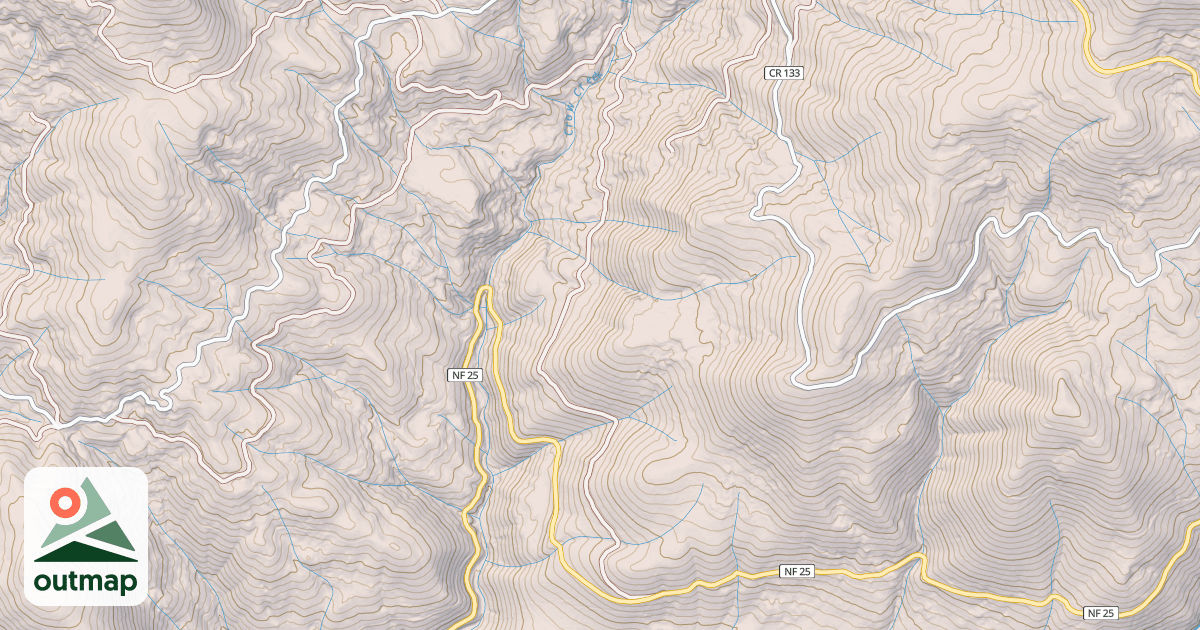 Map of DAWSON CABIN