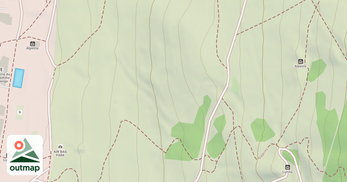 Map of Alpette