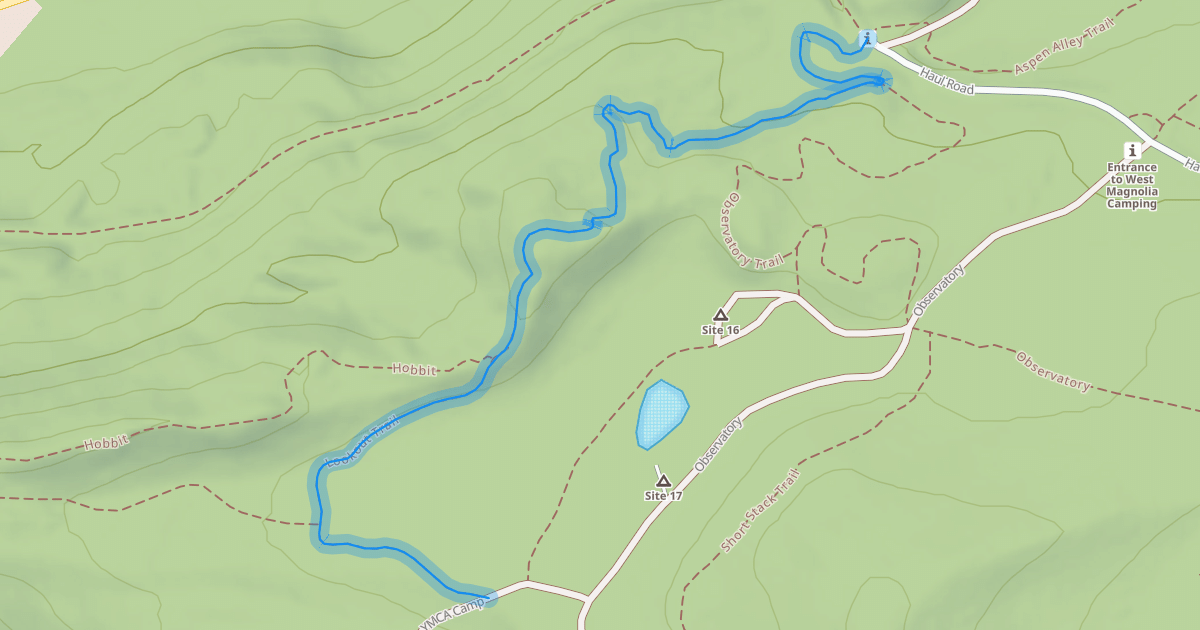 Map preview of Lookout Trail