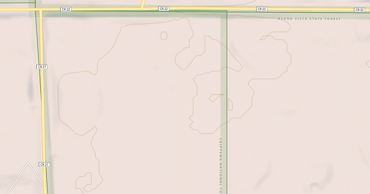 Map preview of TURTLE RIVER LAKE ROAD SPUR A