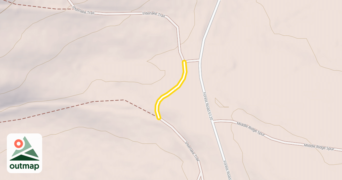 Map of Interlake Trail