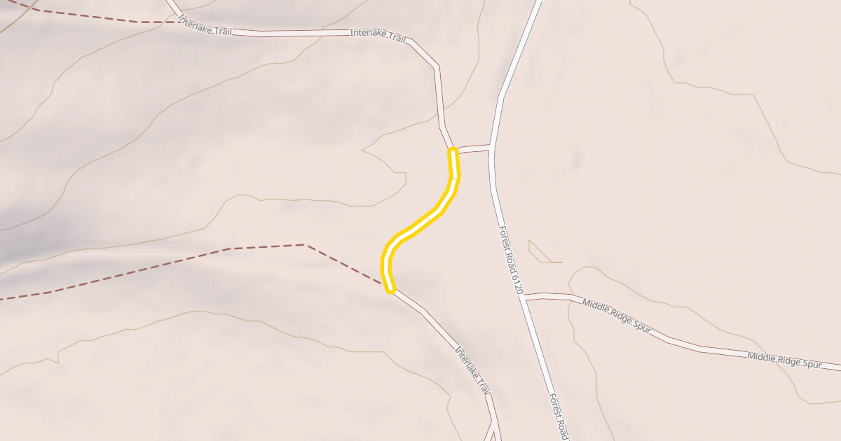 Map preview of Interlake Trail