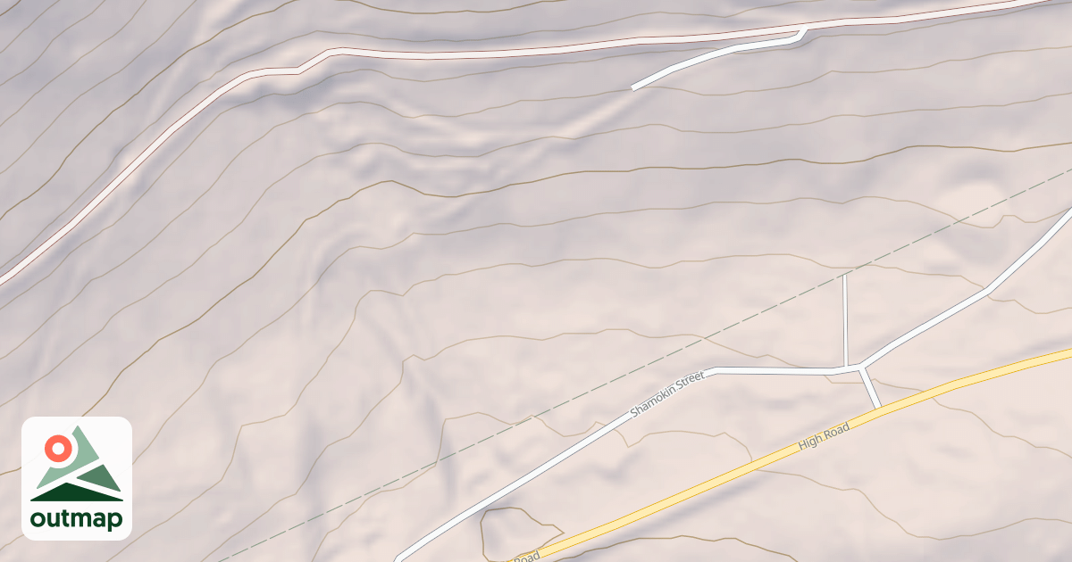 Map of Anthracite Outdoor Adventure Area Trails