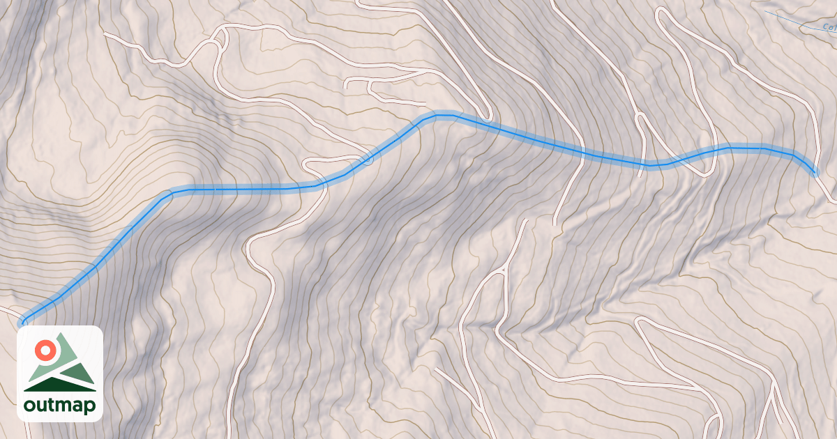 Map of Little Blue Ridge Run