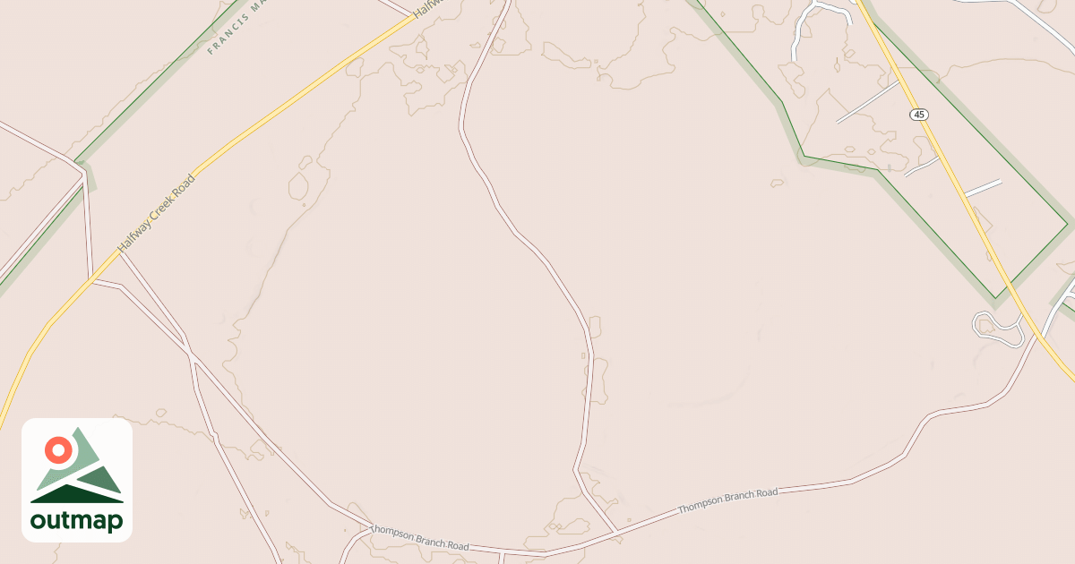 Map of HONEY HILL B