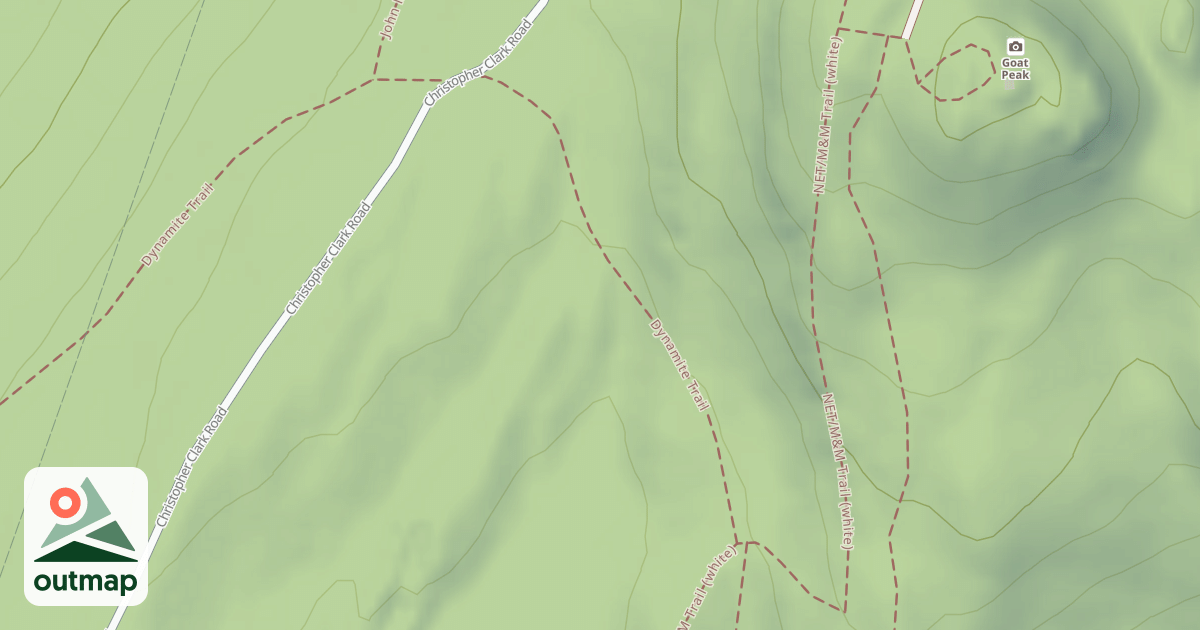 Map of Dynamite Trail