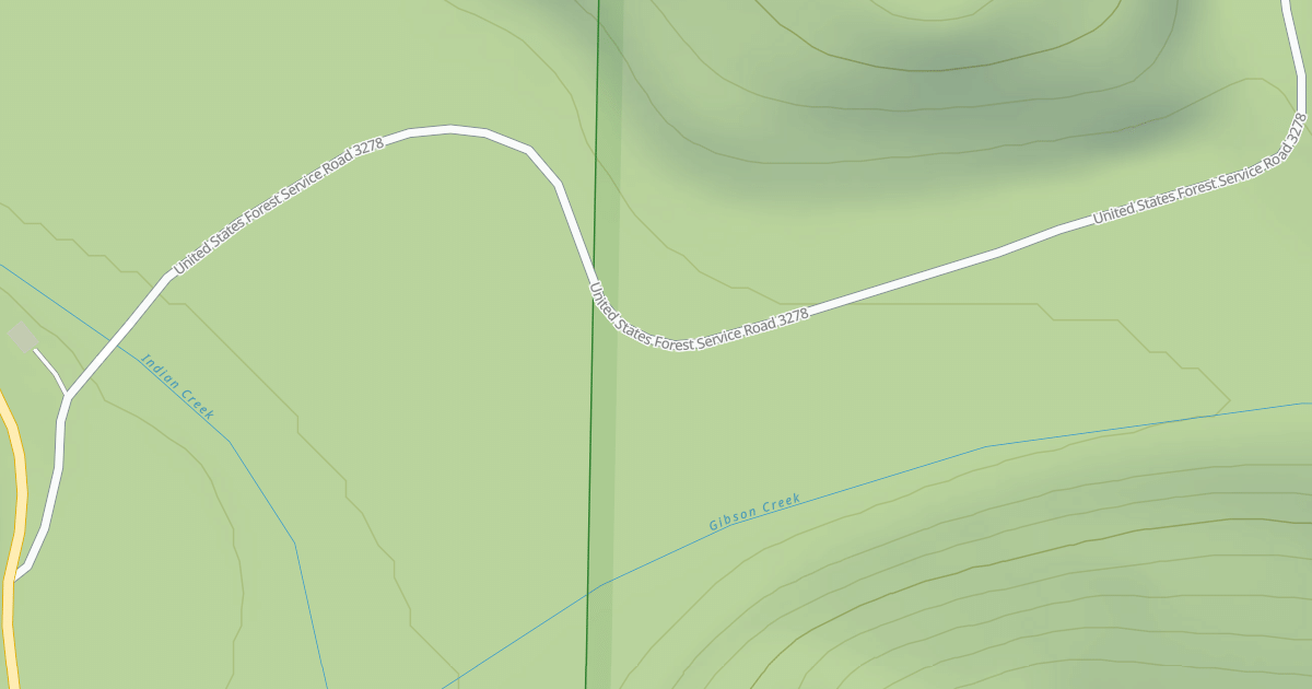 Map preview of GIBSON CR. RD.