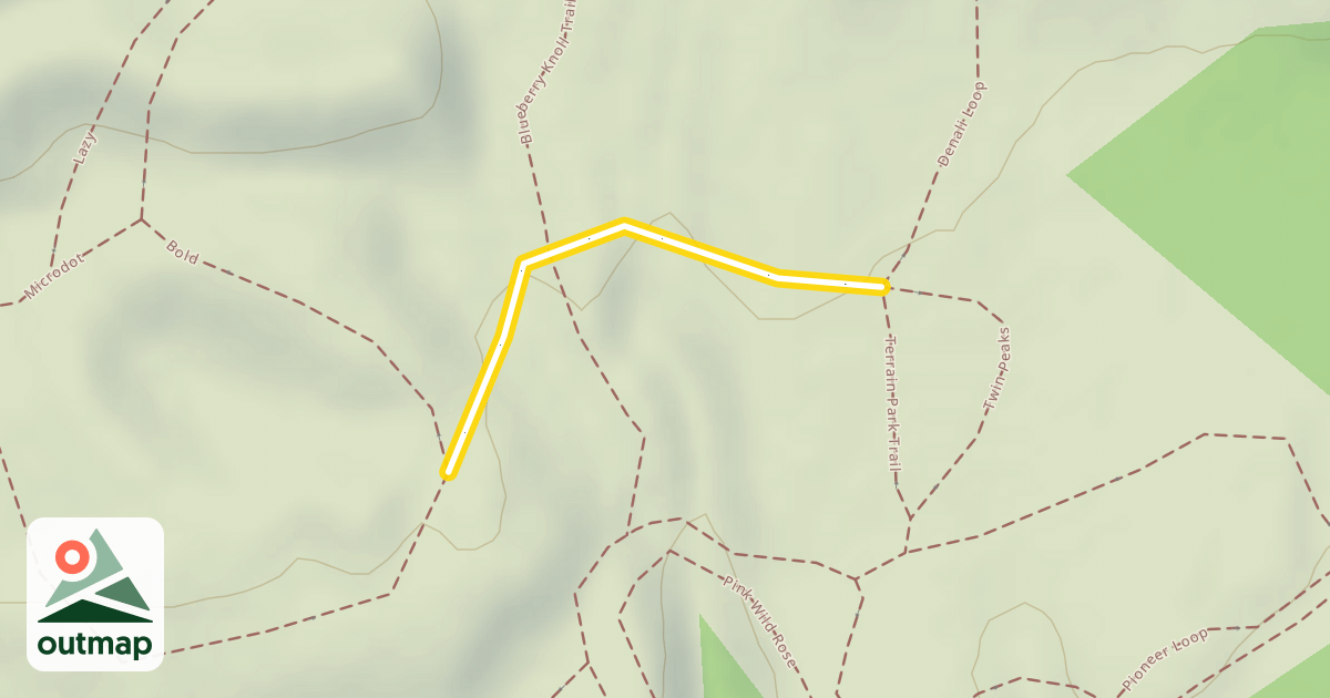 Map of Denali Loop