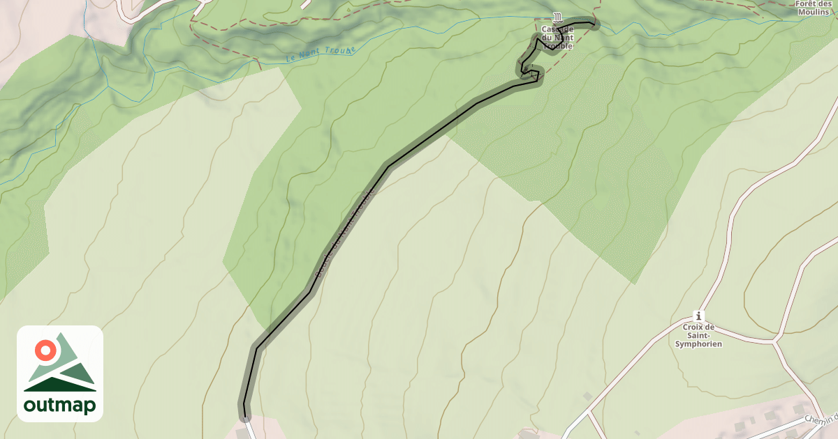 Map of Boucle du Nant Trouble