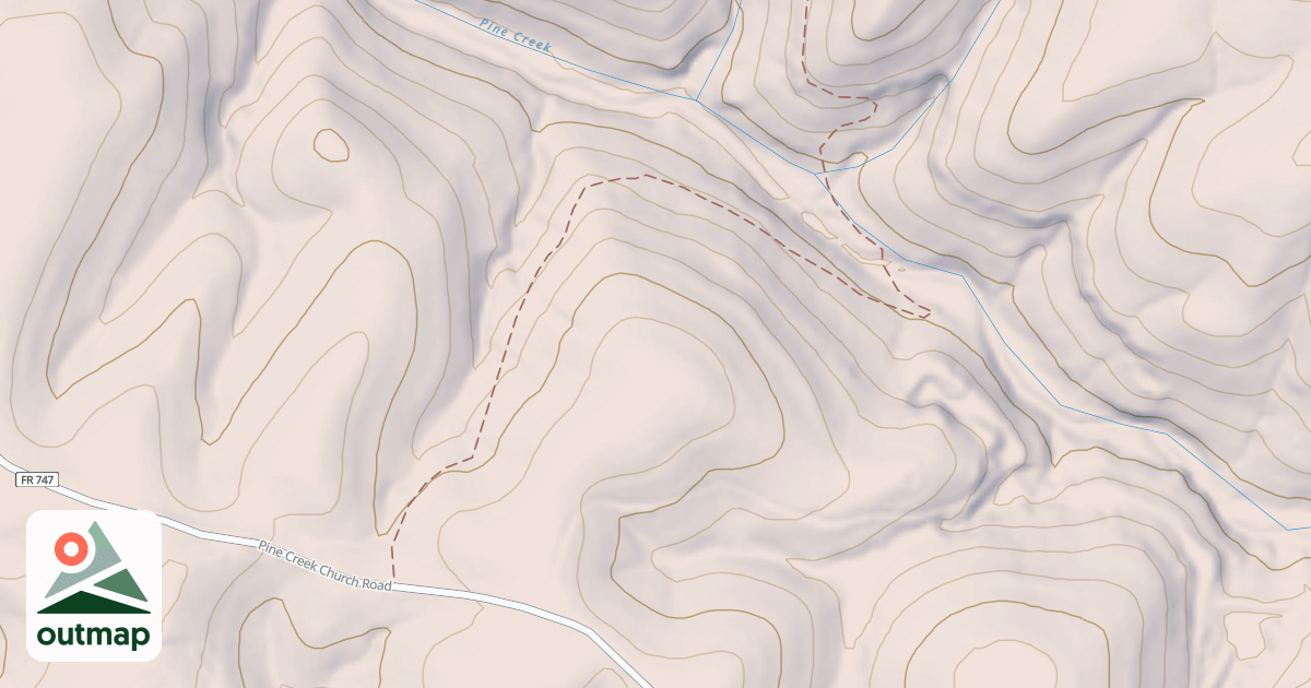 Map of Sheltowee Trace