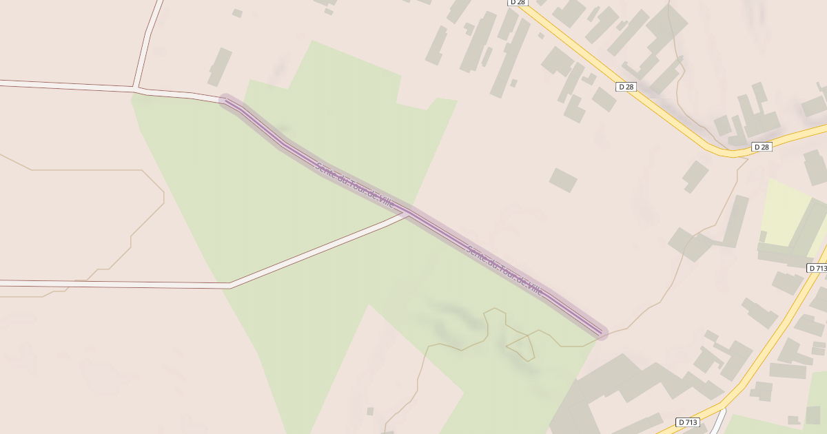 Map preview of Sente du Tour de Ville