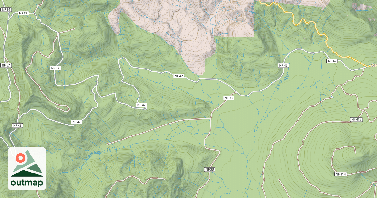 Map of E.FORK LEWIS R