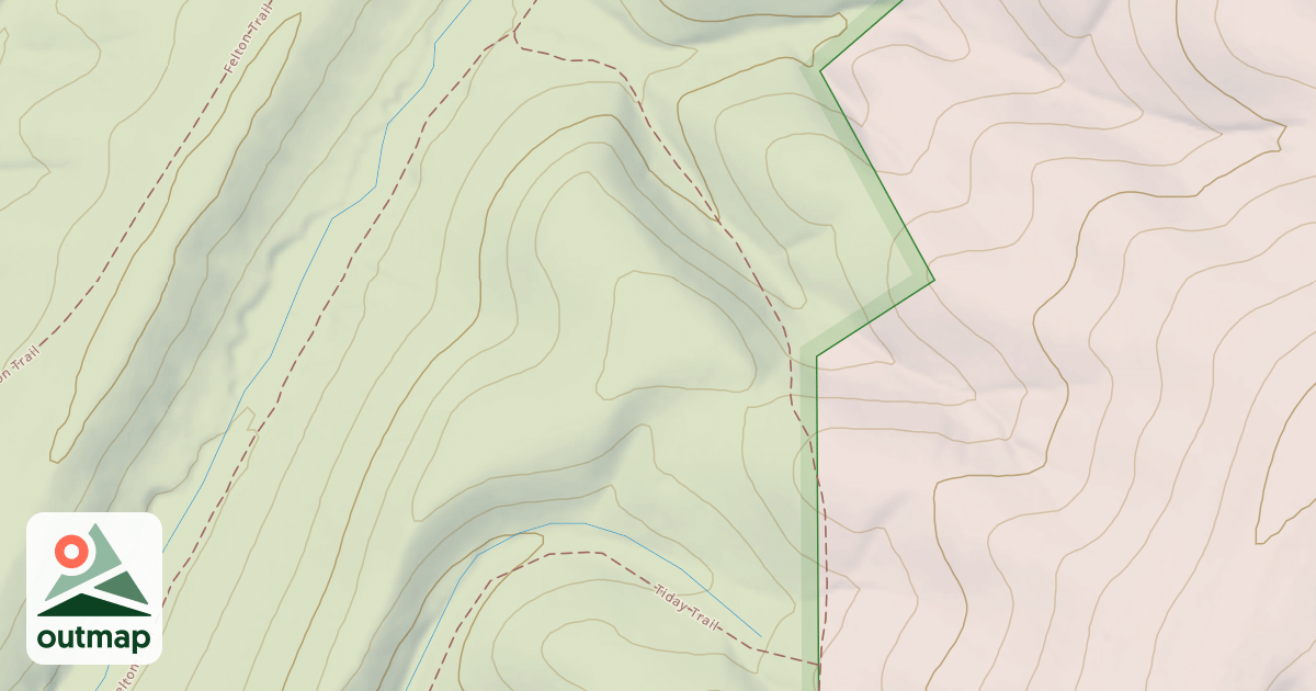 Map of Shawnee State Park Trails