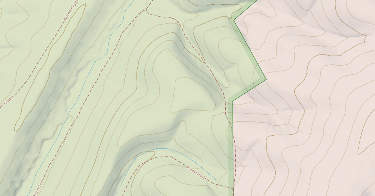 Map preview of Shawnee State Park Trails