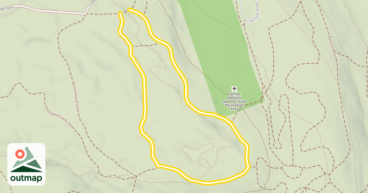 Map of Blue Spruce Run