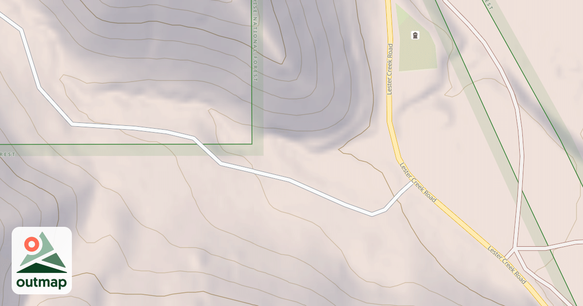 Map of CANNON GULCH