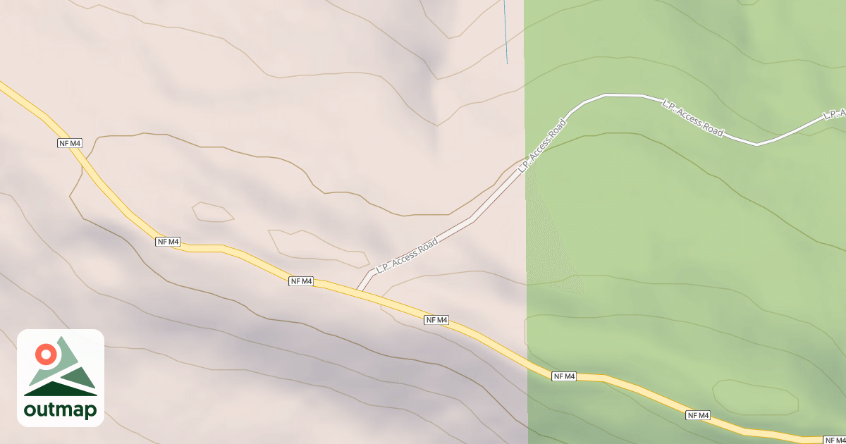 Map of L.P. ACCESS ROAD