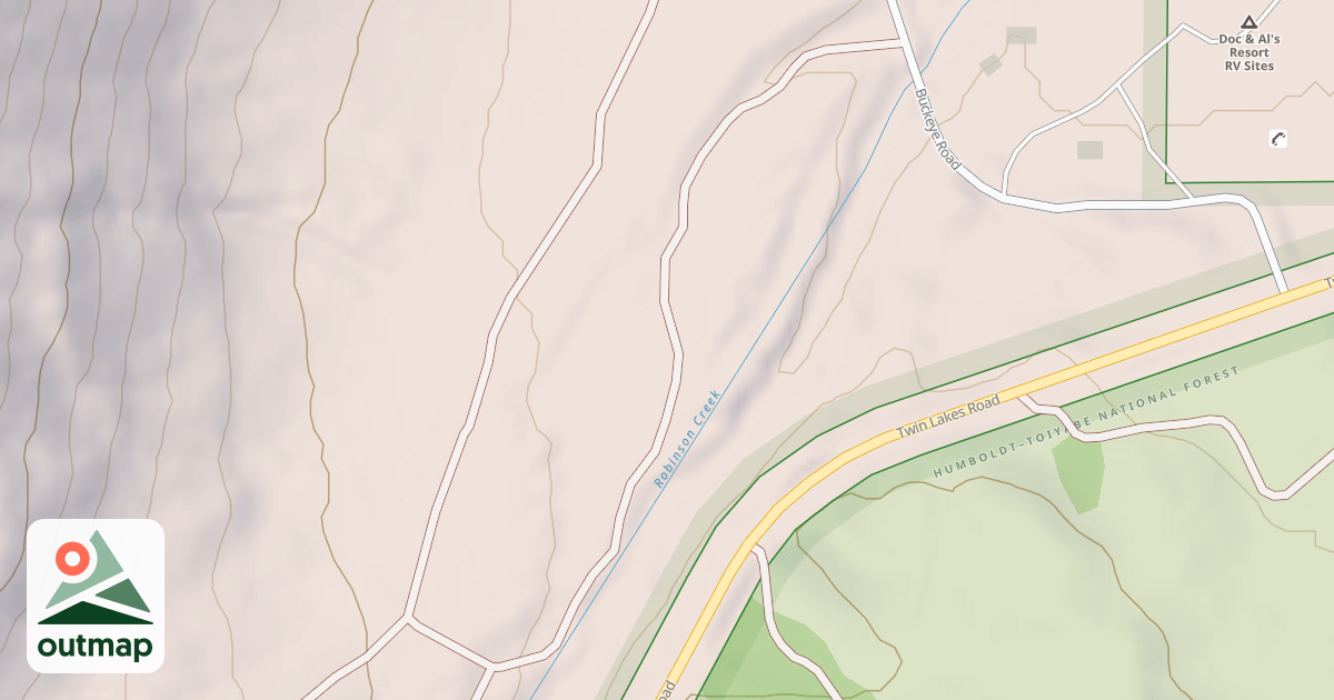 Map of BUCKEYE CONNECTOR