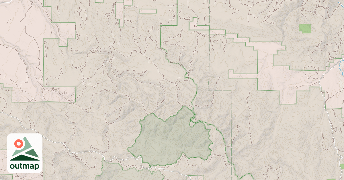 Map of TOWER MTN